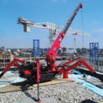 Spider Crane with Glass Vacuum lifter in Cape Town