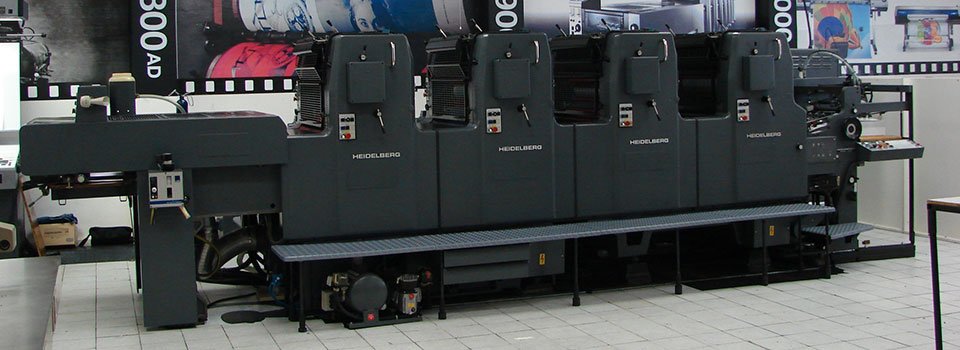 lithographic-printer being Rigged out of premises in Cape Town by Local Rigging Service.