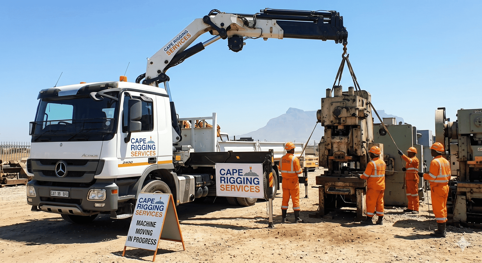 Machine Moving and Rigging Service in Cape Town